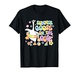Summer Goose On-The-Loose Beach Vacation Pool Lovers Animal T-Shirt
