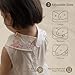 CIVARUA KIDS Muslin Baby Bibs 8 Pack, Baby Bandana Drool Bib for Drooling and Teething, Cotton Soft Absorbent for Girls Boys Spring Impression