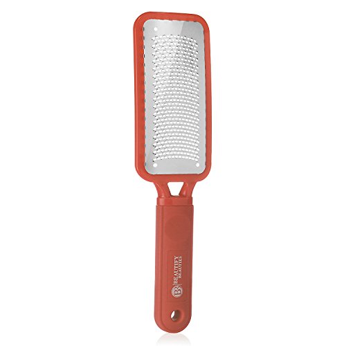 Foot File Callus Remover Colossal Foot Rasp by Beautify Beauties, Best Foot Scrubber for Dry Feet, Exfoliates, Removes Hard Skin, Leaves Feet Smooth and Soft (Brown)