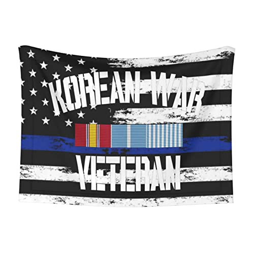 Korean War Veteran Pride Korea Service Ribbon Soft and Cozy Pet Blanket for Dogs and Cats - Versatile and Comfortable Medium