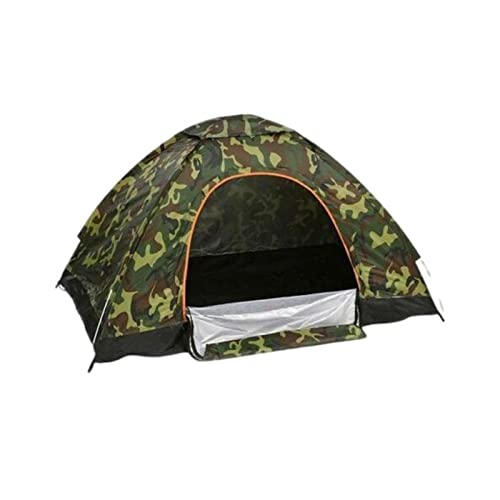 Tente de camping 1-2 personnes double couche portable à configuration rapide