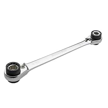2本組 ラチェットメガネレンチ 4-in-1 アングルラチェットレンチセット Amazon | DURATECH メガネレンチ ラチェットレンチ アングル