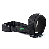 Lepark Dog Muzzle with Soft Fabric Padded to Prevent Biting, Chewing, for Small, Medium and Large Dogs, Adjustable and Breathable (S, Black)