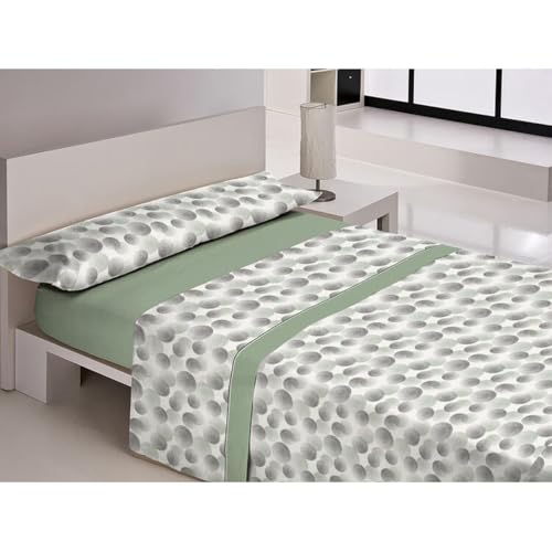 Juego de Sábanas Libela PIRINE LUARCA Verde Cama de 150 - Marca: Libela - EAN: 8430316965939