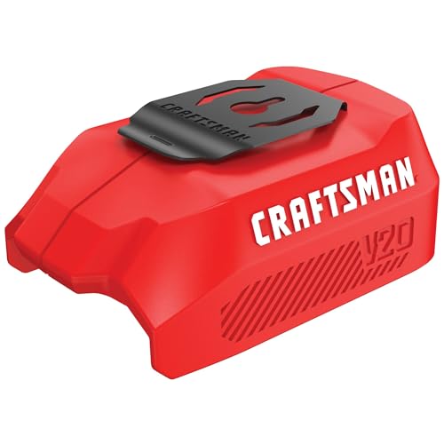 CRAFTSMAN V20 USB Adapter, USB Power Source for Charging Phone, Tablet, Batteries, and More, Bare Tool Only (CMCB002B) - image 4
