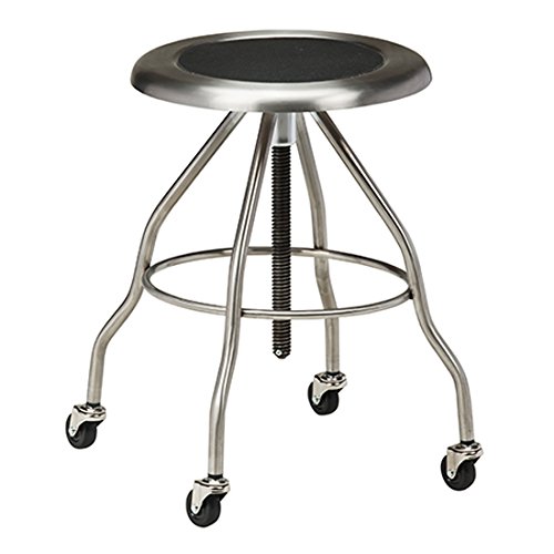 stainless steel stool with wheels