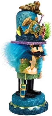 Kurt Adler Hollywood Nutcracker with Sea Turtle Hat, 11-Inch - Image 8