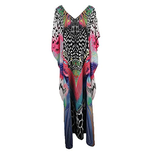 Robe de plage coupe ample imprimée pour éviter la chaleur du maillot de bain