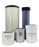 HERO Maintenance Filter Kit For Kubota SSV75 Skid Steer Loader Filters Compatible With OEM