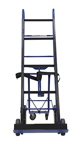 Vestil Appl-1200 Steel Appliance Cart With Ratchet, Swivel Rubber Wheels, 1,200 Lb. Load Capacity, 72" Height X 24" Width X 15" Depth #TOP2