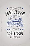  Ich bin nicht zu alt: Modellbahn NOTIZBUCH  Format 6x9\
