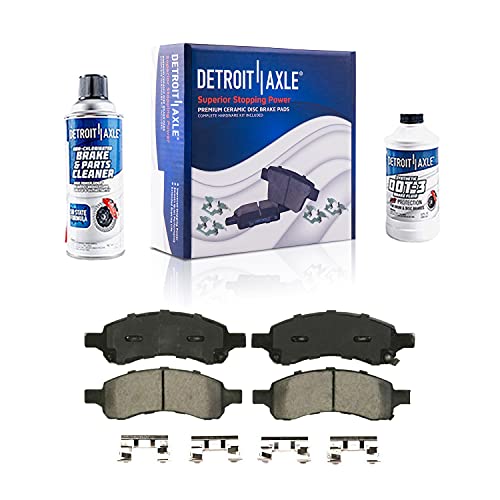 Image of Detroit Axle - Front Complete Brake Kit for 2007-2016 Chevrolet Traverse