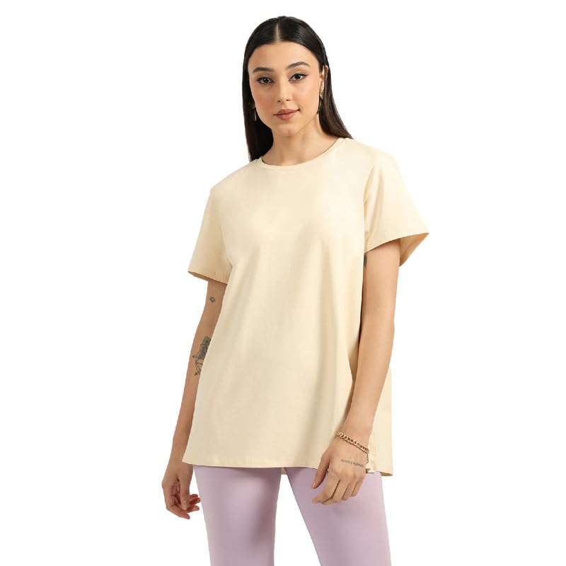Image of BlissClub Women The Last Tee - Boyfriend tee | Women's t-Shirt | Sleeves | Hip Covering | Cotton Tee