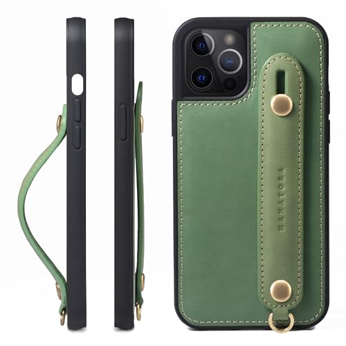 HANATORA for iPhone 12 12Pro P[X {v ϏՌ wʃxg XgbvO X}zP[X X}z X^h@\ R[hz_[ KXtB t IChU[ Mtg O[ GH-12Pro-Green-m