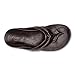 OluKai Men's Mea Ola Leather Sandals, DARK JAVA/DARK JAVA, Size 10