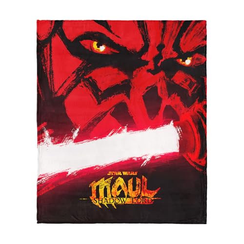 Northwest Lucas Star Wars Maul Shadow Lord Shadow Lord Poster Silk Touch Throw Blanket 50x60 inches