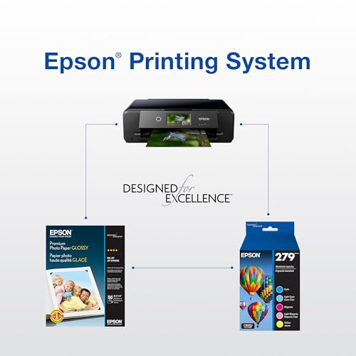 Image of Epson 279 Claria Photo HD Ink Standard Capacity 5 Color Cartridge Combo Pack (T279920-S) Works with Expression Photo XP-980