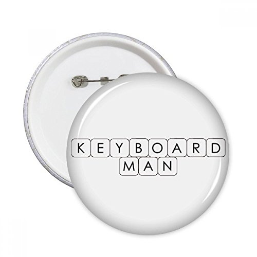 Pins clavier man multicolore taille S décoration vêtements créative