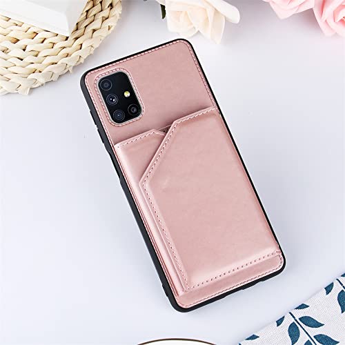 5 sacos para telefone cor sólida suporte para Samsung Galaxy M51 M52 M 51 52 5G capa de couro com co