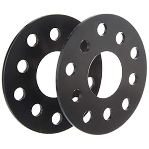 H&R DR-systeem spoorverbrederingsset 10 mm per as – gatcirkel 5×112 – centrering 57,1 mm – systeem M14x1,5 – compatibel met Audi/Bentley/Ford/Seat/Skoda/Volkswagen – zwart