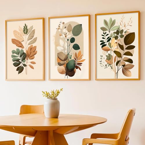 Image of kotart Painting for Wall Decoration - Modern Art Wall Decor Framed Painting for Living Room Bedroom - Framed Wall Posters /Paintings with Frame Set of 3 (Art-6, 19X25 inch)
