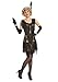 Produktbild Ladies Deluxe Black Roaring 20'S Lacey Flapper Fancy Dress Costume