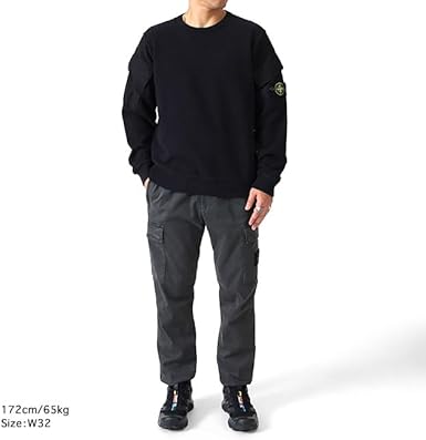 Amazon | [ストーンアイランド] ガーメントダイ テーパード