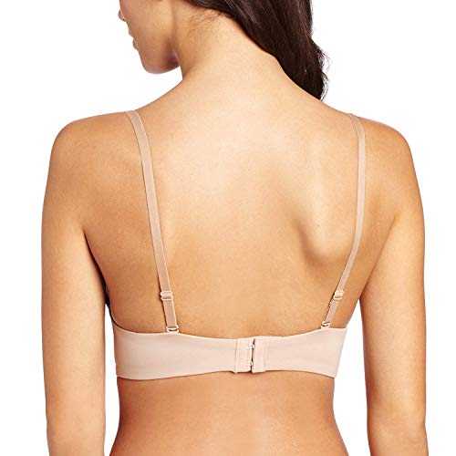 Tobeinstyle Women's Deep Plunge Convertible V Bra - Beige - 36C #TOP1