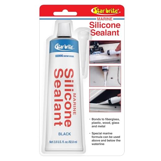 STAR BRITE Silicone Sealant Black 2.8 OZ. (082103)