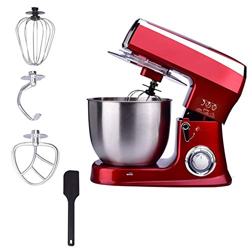 Electric Stand Mixer for Baking with 6 Speeds and Pulse Setting Food Mixer with 8.5L Stainless Steel Mixing Bowl Includes Beater, Dough Hook and Whisk for Cake, Batter, Bread, Desserts and More 1500W