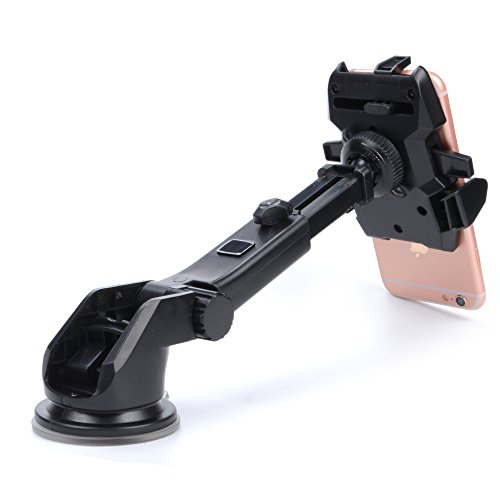 Car Phone Holder,Long Neck (Arm) Easy One-Touch Car Mount For Cell Phone Iphone 6 7 8 Plus 6S 6 7 8 5S X 10 Se,Samsung Galaxy S9 S9 Plus S8 Plus S8 Edge S7 S6 Note 8 5, Google Nexus, Huawei And More #TOP2