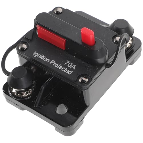 Disyuntor de corriente para auto evita cortocircuitos con reinicio manual y fusible de 70A