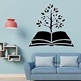 Stickers de livre d'éducation populaire maison maternelle enfants chambre décoration mur art fond décalcomanies A2 57x60 cm