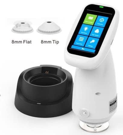 D/8 SCI/SCE Spectrocolorimeter Color Difference Measurement Colorimeter Color Match with Wavelength Range 400nm to 700nm Flat/Tip Two Apertures MAV Φ8mm