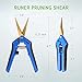 VIVOSUN 6.5 Inch Gardening Scissors Hand Pruner Pruning Shear with Titanium Coated Curved Precision Blades 2-Pack