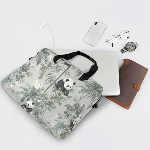 Maletín para portátil con diseño Panda Tropical 15.6 pulg miniatura 7