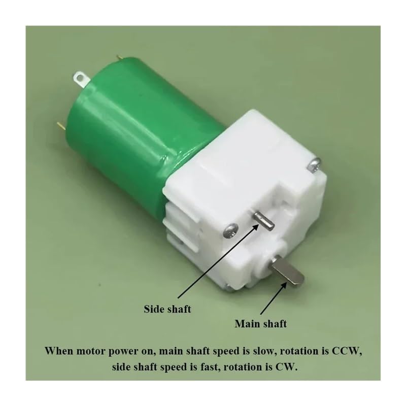 DC 6V 12V 24V 26V 550RPM/6500RPM Démarreur électronique à double arbre RS-360SH Réduction DIY Hobby Toy Model