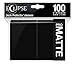 Produktbild Ultra Pro E-15613 Eclipse Standardhüllen, matt, 100 Stück, Tiefschwarz, Jet Black