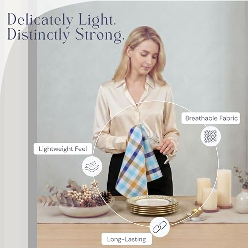 Image of Multi Dish Towels 4 Pack Combo, 18 inchx26 inch, Quick Drying Cloths, 100% Cotton, Absorbent Wash Rags, Washable, Reusable Cleaning Towels for Dishes, Kitchen Drying Use - Multi Pack