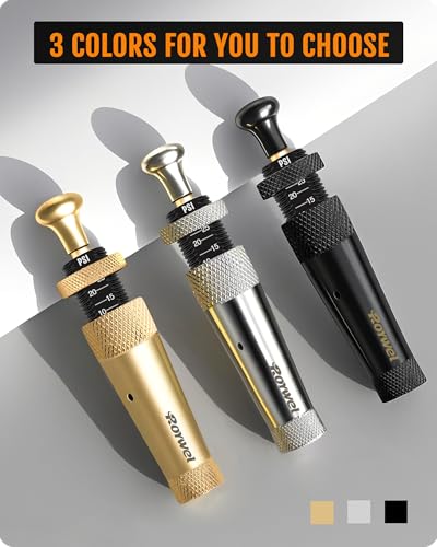 Image of Pro-Calibrated Tire Deflator kit 10-30PSI(4PCS) ±2 PSI High Accuracy, CNC-Machined Brass, Air Down Tire Deflators for Off-Road, SUV, Truck