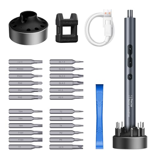 ZZR SEVEN Screwdriver Set, Electric Screwdriver, Precision Screwdriver Set, Repair Tools with USB Charge, Fix Phone Laptop Toys Watch Camera (29 in 1 882037)