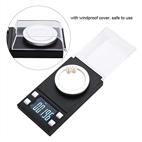 Báscula digital de bolsillo 0.001g x 50g para joyería miniatura 5