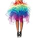 Fenti - Tutú de tul, talla única arcoiris