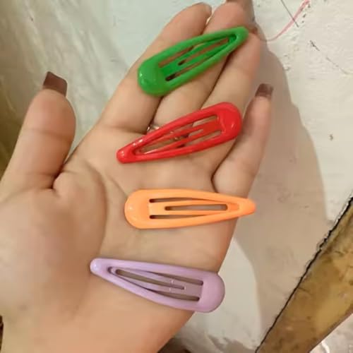 Image of Small Kids Tic Tac Hair Clips Cute Multi Color Hair Accessories | Girls & Toddlers | Non-Slip, Lightweight & Durable Metal Hairpins | Stylish Baby Hair Clips (Color C Pack of 36)