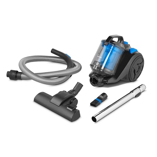 MEDION E2001 Aspirateur cyclonique (sans Sac, 800 W, bac à poussière 2 L, Rayon d’Action 7 m,...