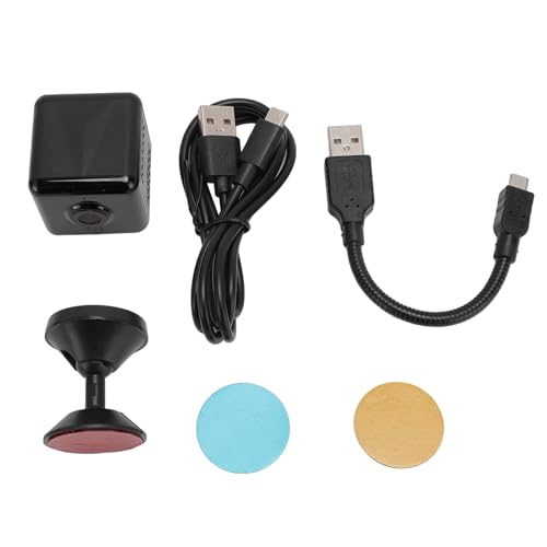 Srliya Mini Wireless WiFi Camera with Strong Magnetic, Infrared Night Vision 720P HD, Supports 128GB Memory Card, 900mAh Battery for ABS, HIDVCAM APP