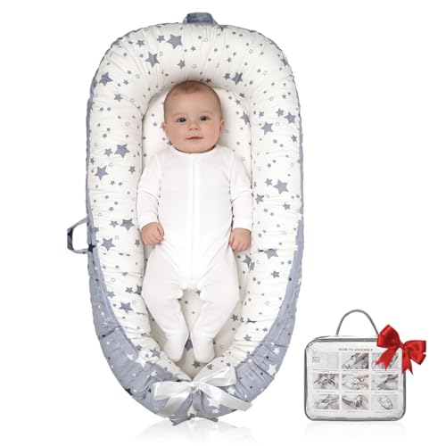 Image of Baby Support Cushion | Organic Cotton Infant Support Cushion| Reversible, Adjustable & Portable Floor Cushion | Soft, Breathable, Washable Cover