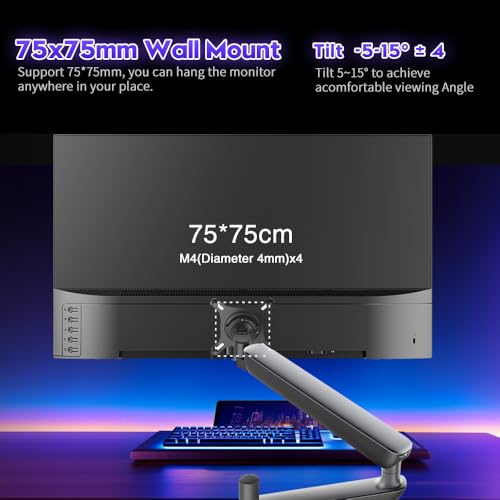 Image of Viewedge 24 Inch Gaming Monitor 1080p 144hz, VA 1ms FHD Computer Monitor | 100% sRGB, Bluelight Filter, HDMI & VGA Port, Support Wall Mount