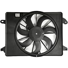 PartsFlow Engine Radiator Cooling Fan Assembly for 2009-2018 Chrysler 300 for 2009-2018 Dodge Challenger/Charger 622550