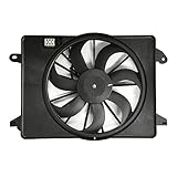 PartsFlow Engine Radiator Cooling Fan Assembly for 2009-2018 Chrysler 300 for 2009-2018 Dodge Challenger/Charger 622550